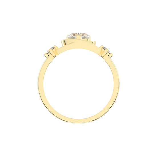 Crowned Heart Promise Ring