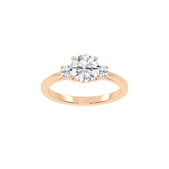 Classic Three-Stone Engagement Ring
