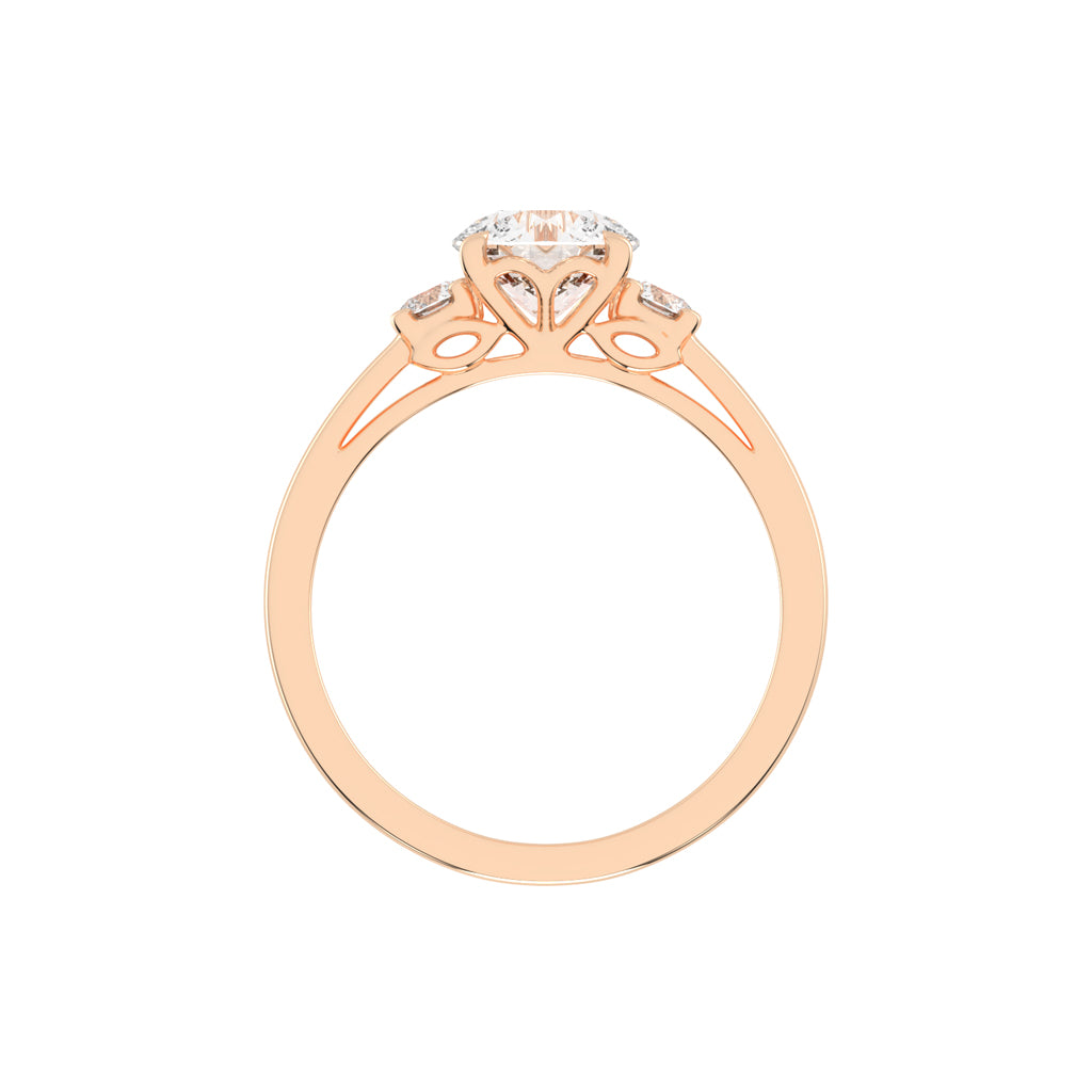 Classic Three-Stone Engagement Ring