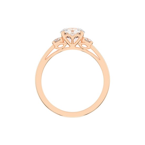 Classic Three-Stone Engagement Ring