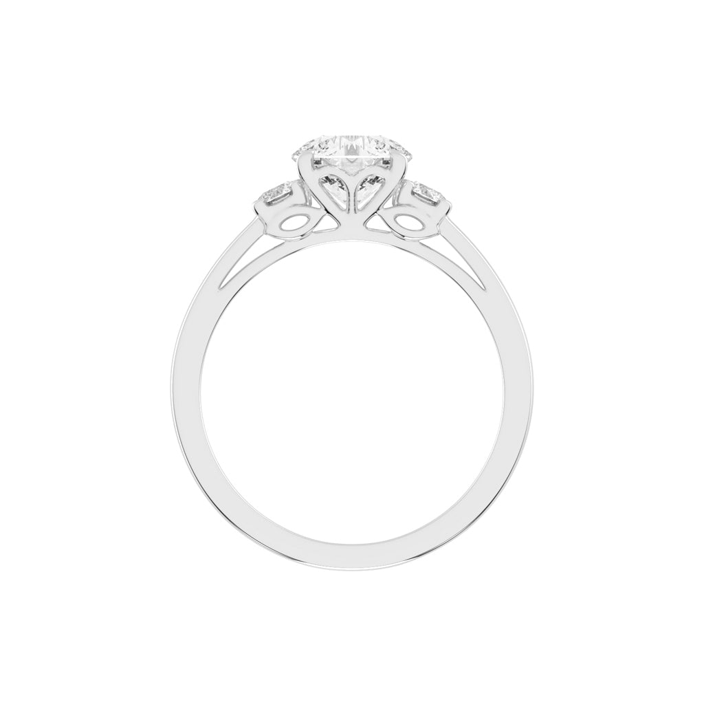 Classic Three-Stone Engagement Ring