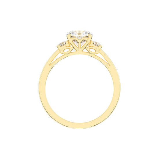 Classic Three-Stone Engagement Ring