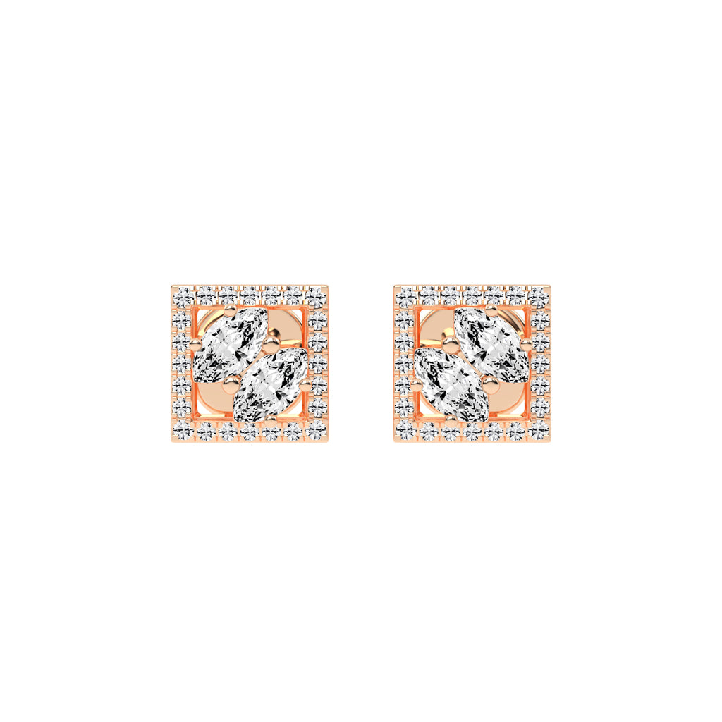 Marquise Sparkle Fancy Stud Earrings