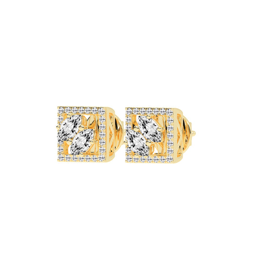 Marquise Sparkle Fancy Stud Earrings