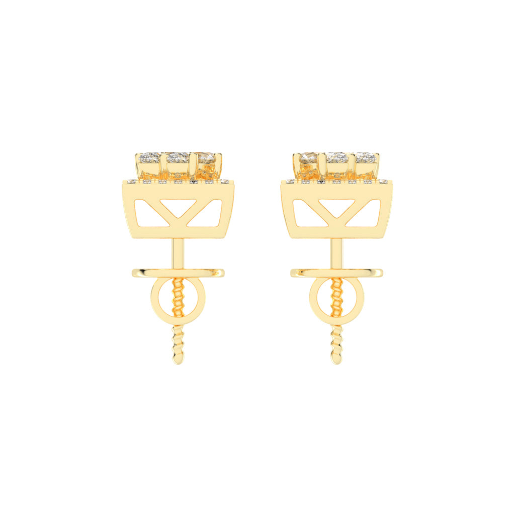 Marquise Sparkle Fancy Stud Earrings