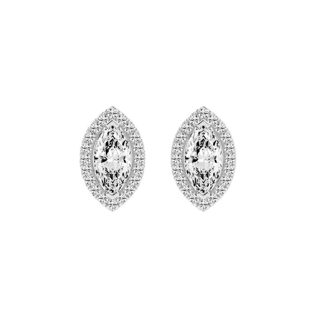 Luminous Marquise Blossom Studs