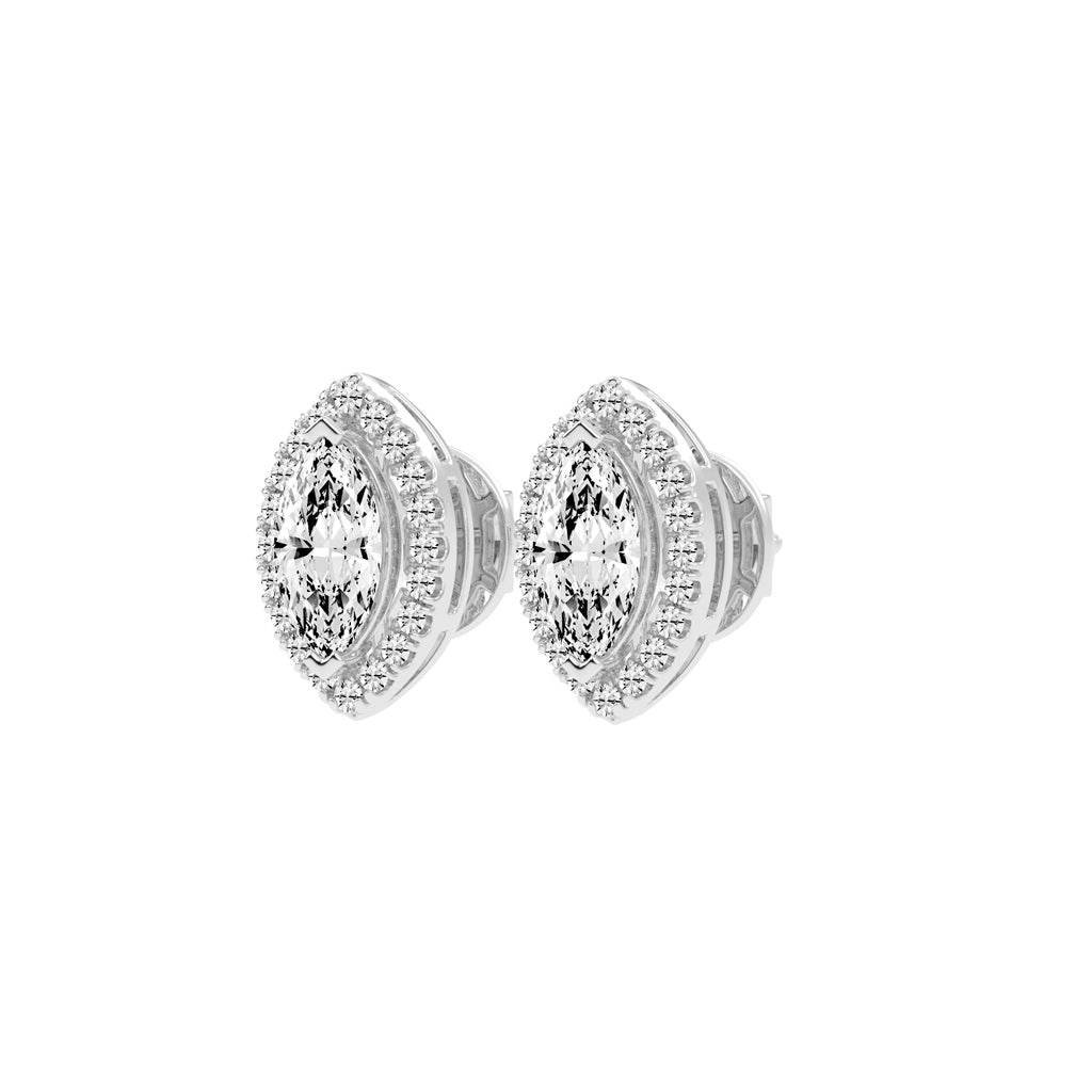 Luminous Marquise Blossom Studs