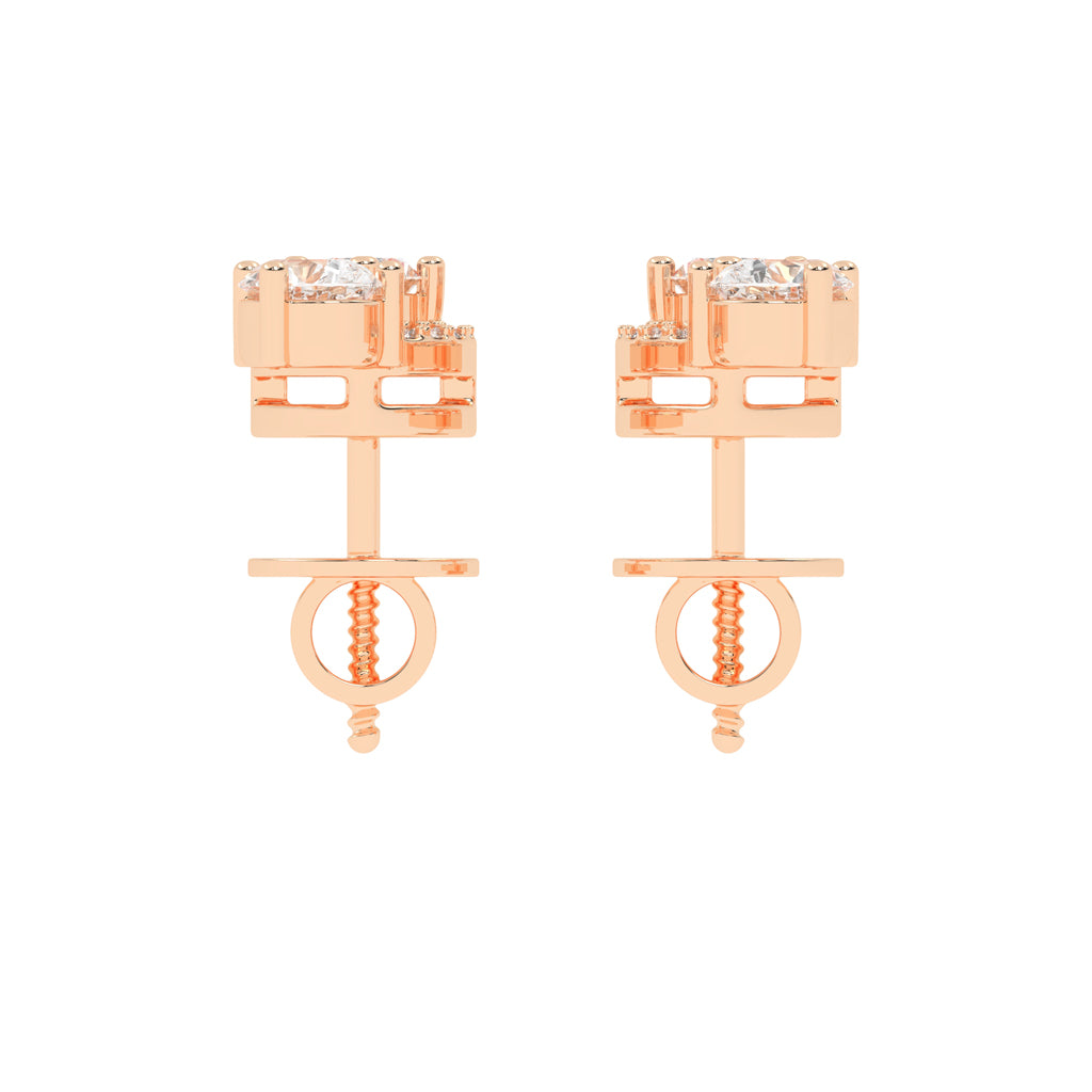 Luminous Duo Sparkle Stud Earrings