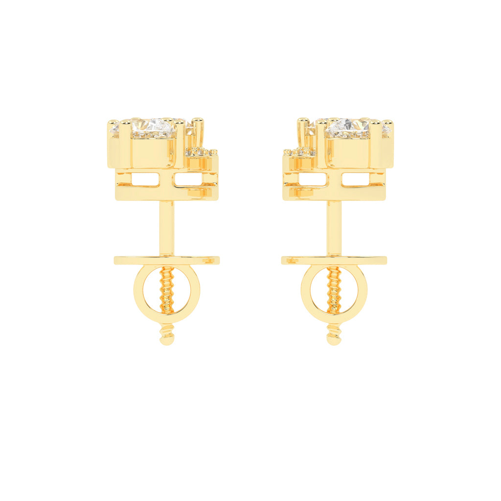 Luminous Duo Sparkle Stud Earrings