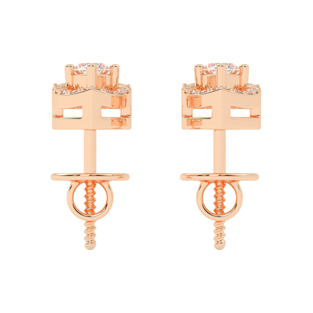 Luminous Marquise Sparkle Stud Earrings