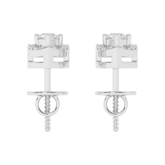 Luminous Marquise Sparkle Stud Earrings