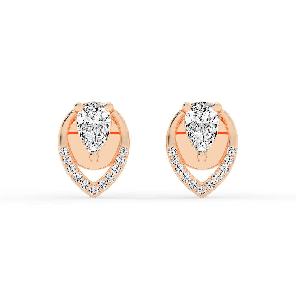 Lyra Pear Studs