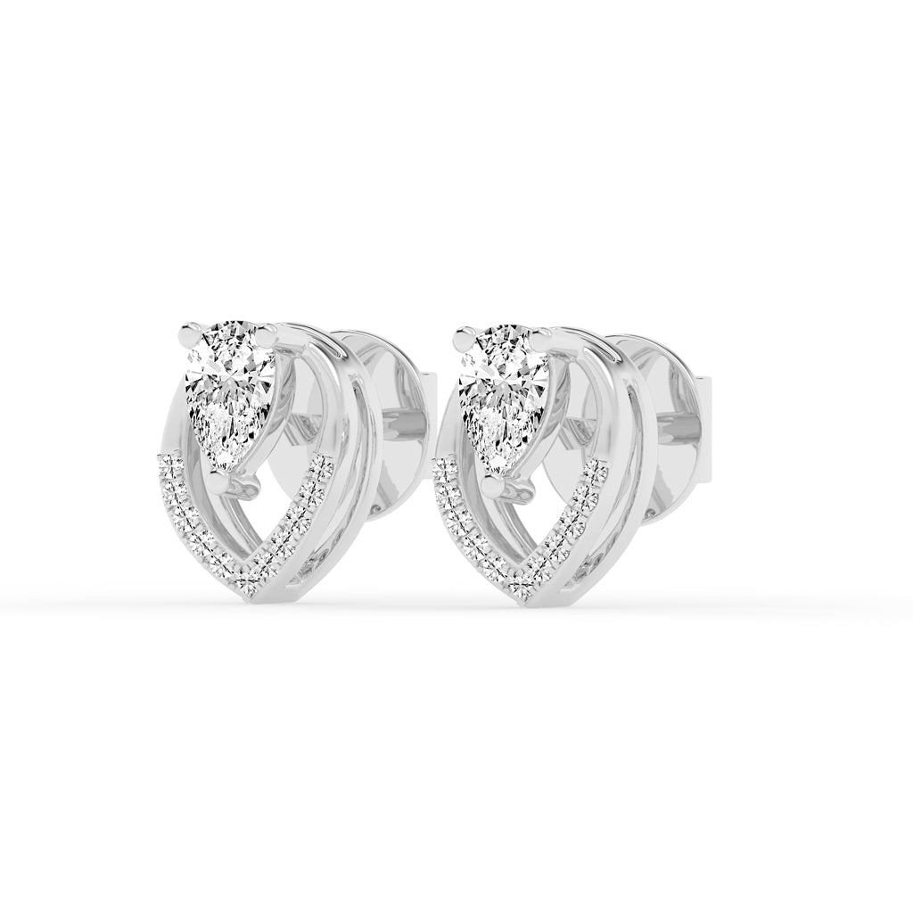 Lyra Pear Studs