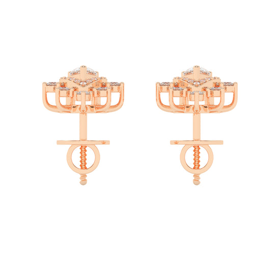 Aurora Drip – Teardrop Cluster Earrings