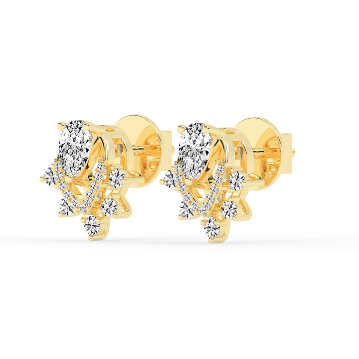 Aurora Drip – Teardrop Cluster Earrings
