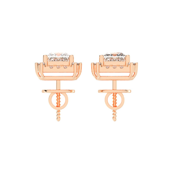 Cavara Classic Lab Diamond Stud Earrings