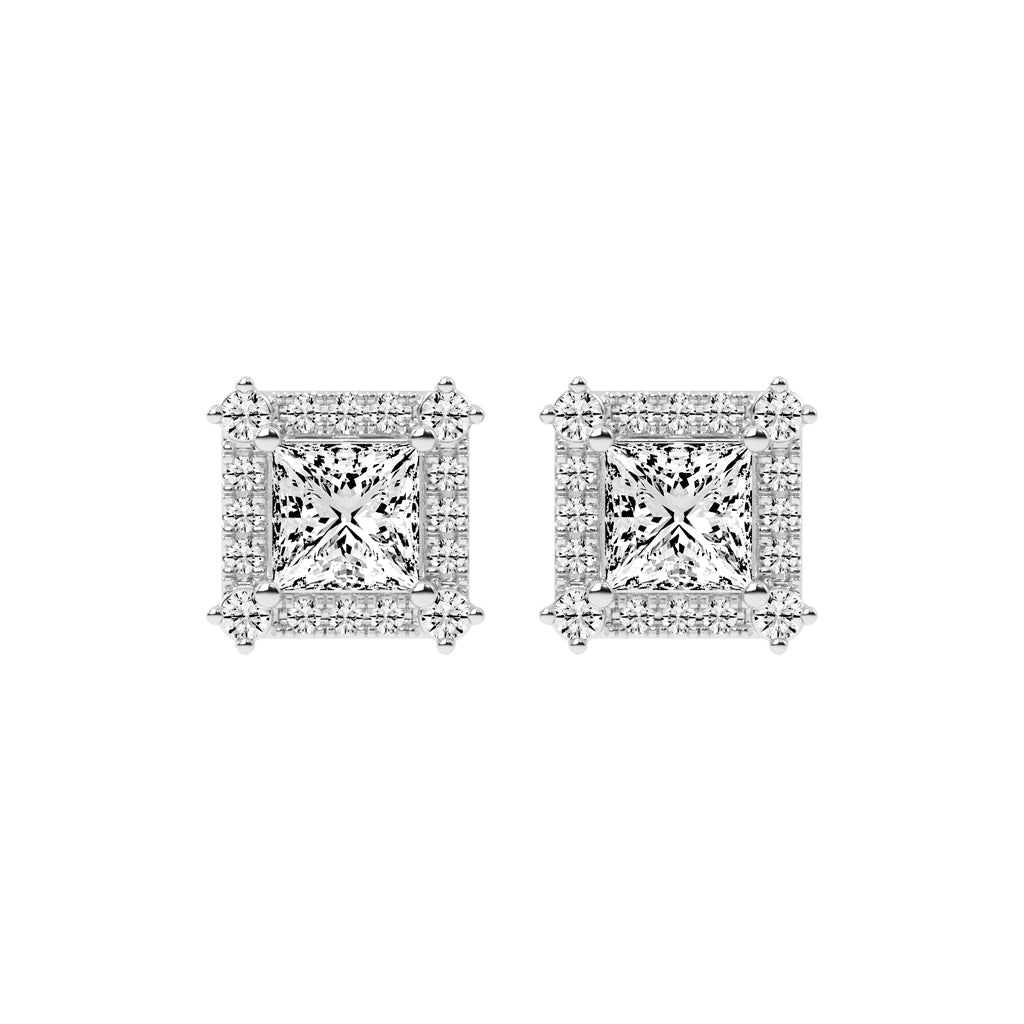 Cavara Classic Lab Diamond Stud Earrings