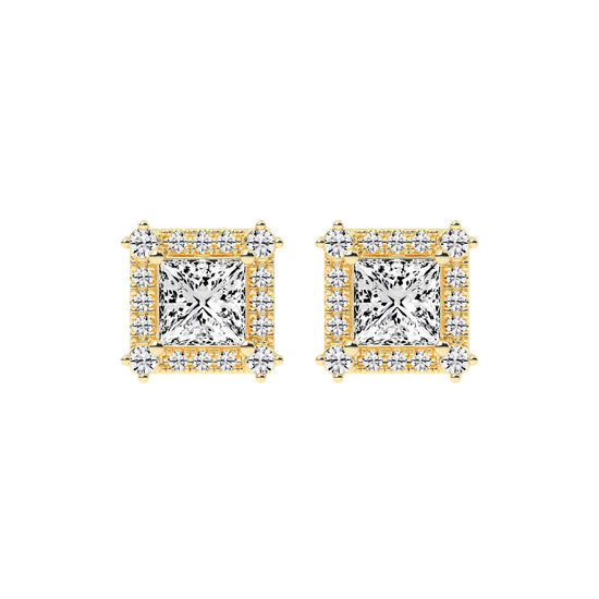 Cavara Classic Lab Diamond Stud Earrings