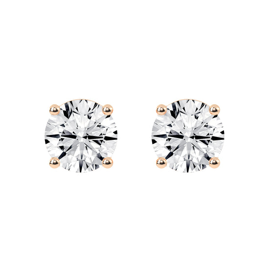 Serenya Pure Lab Diamond Stud Earrings