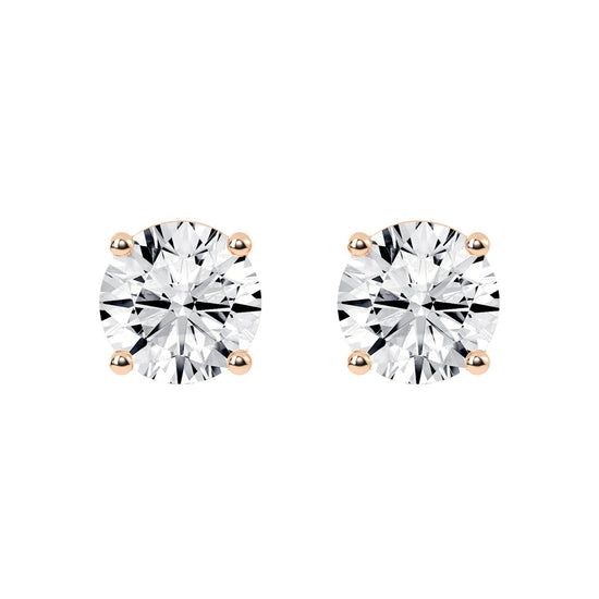 Serenya Pure Lab Diamond Stud Earrings