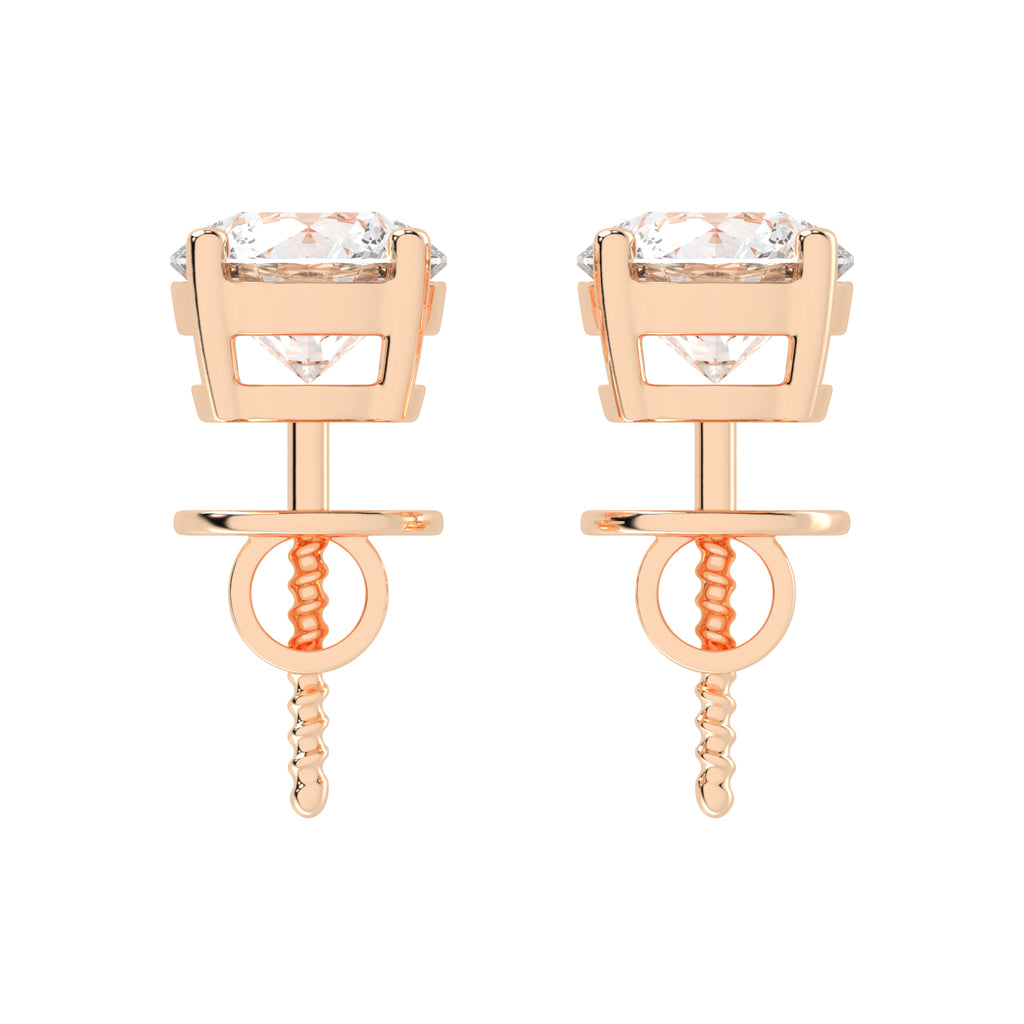 Serenya Pure Lab Diamond Stud Earrings