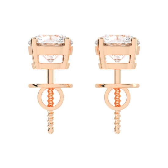 Serenya Pure Lab Diamond Stud Earrings