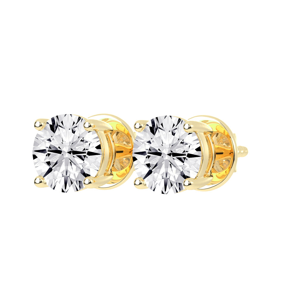 Serenya Pure Lab Diamond Stud Earrings