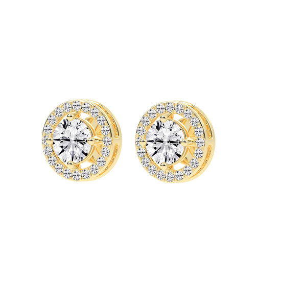 Caelina Grace Lab Diamond Stud Earrings