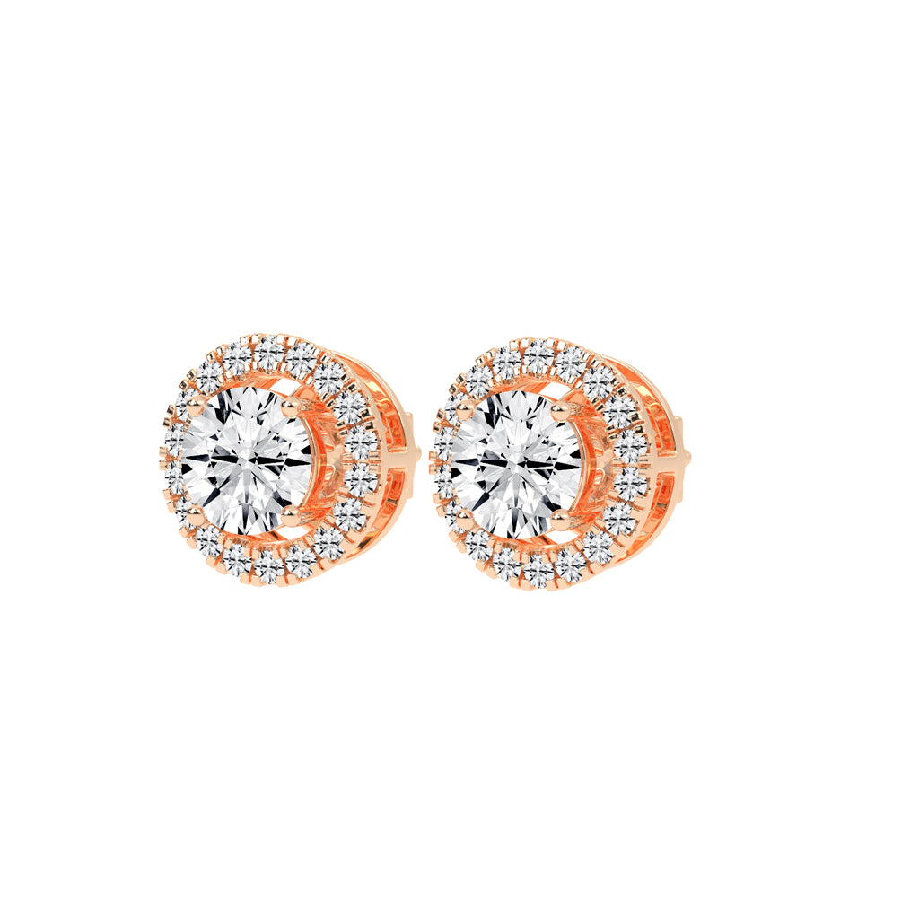 Isara Eternal Lab Diamond Stud Earrings