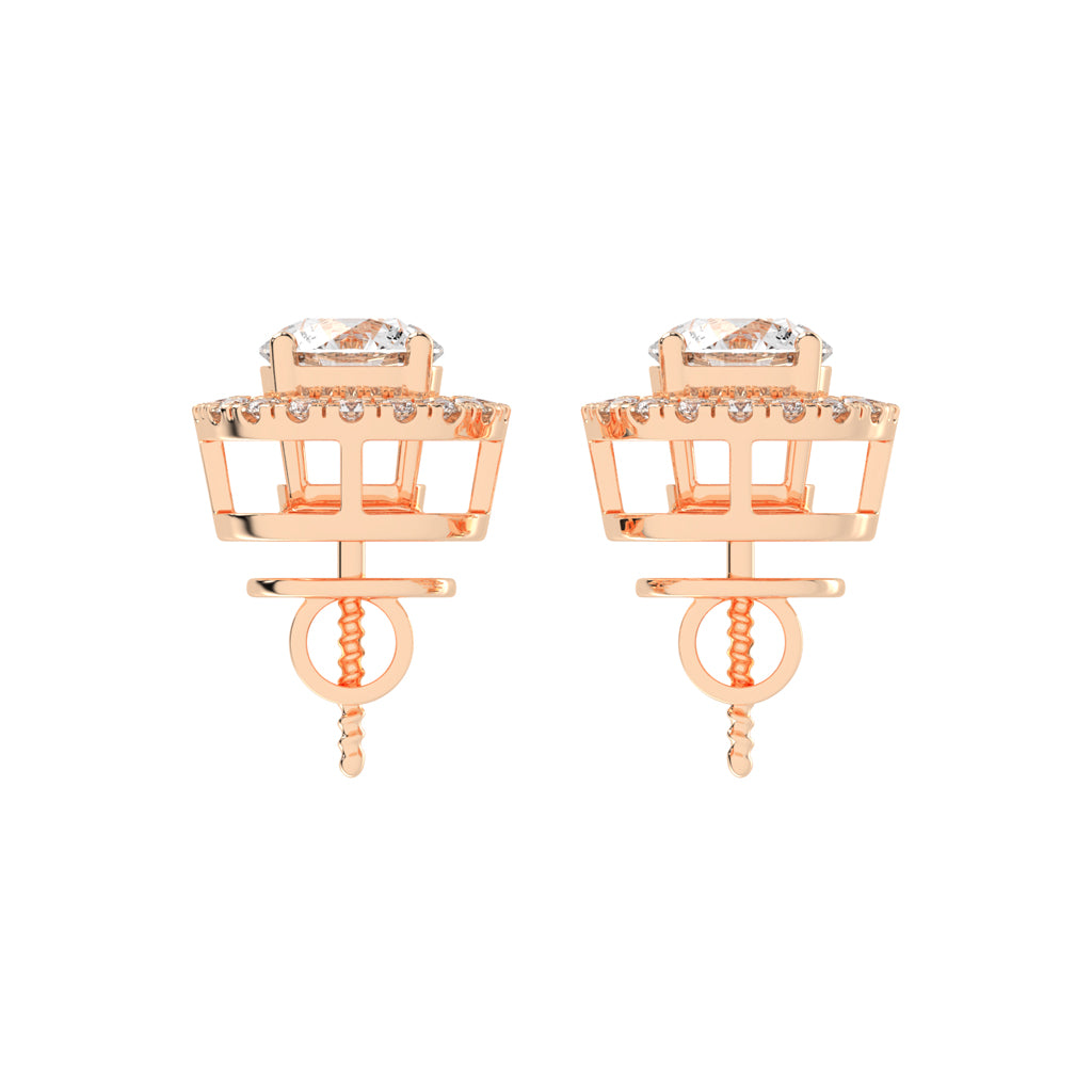 Isara Eternal Lab Diamond Stud Earrings