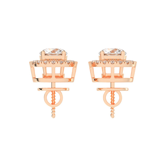 Isara Eternal Lab Diamond Stud Earrings