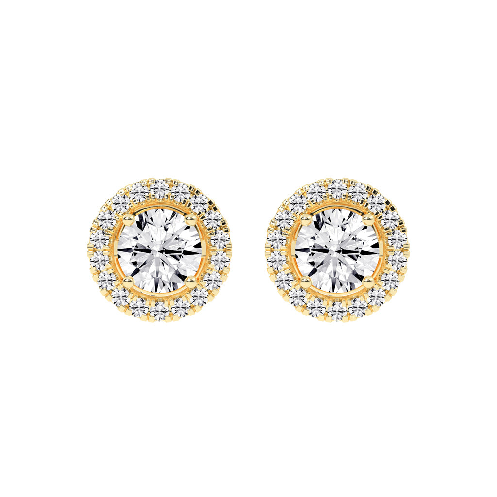 Isara Eternal Lab Diamond Stud Earrings