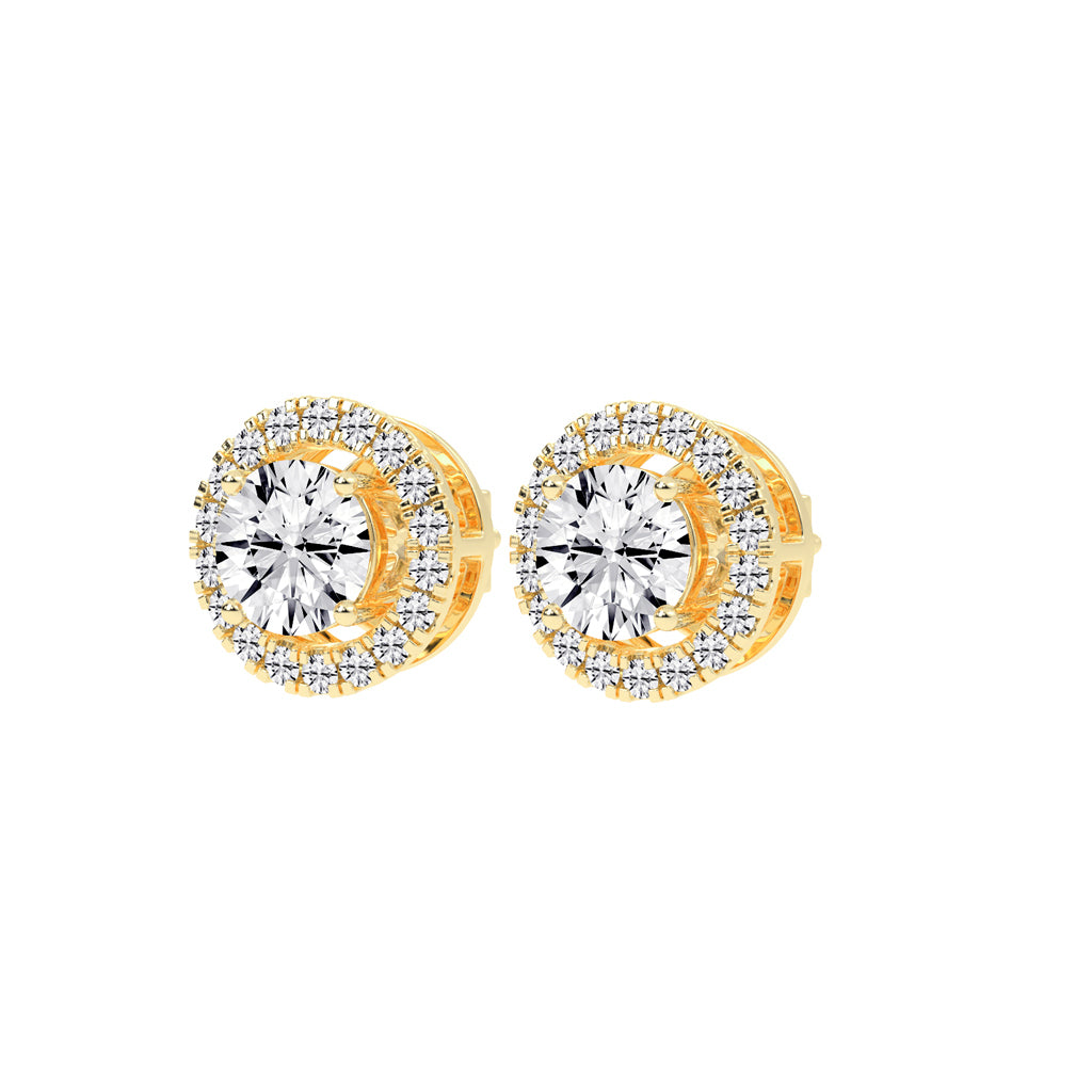 Isara Eternal Lab Diamond Stud Earrings