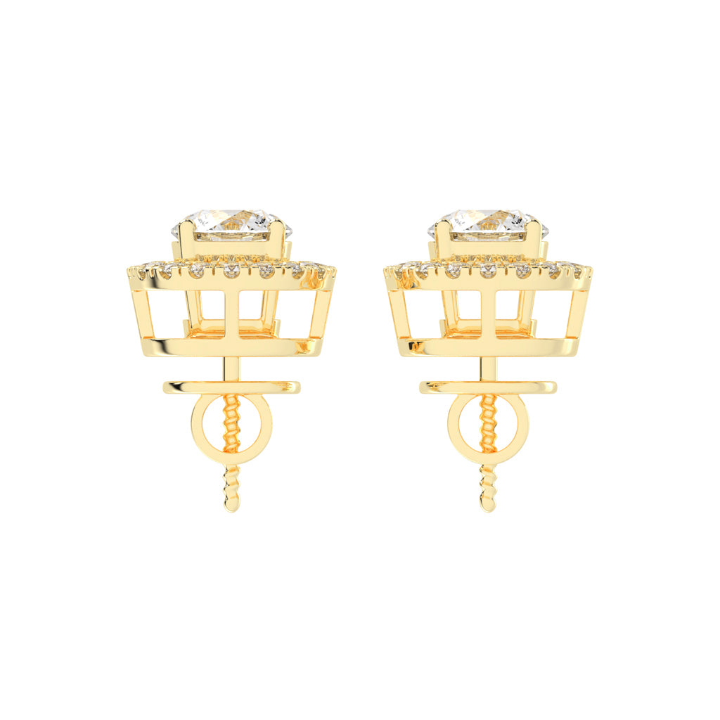 Isara Eternal Lab Diamond Stud Earrings