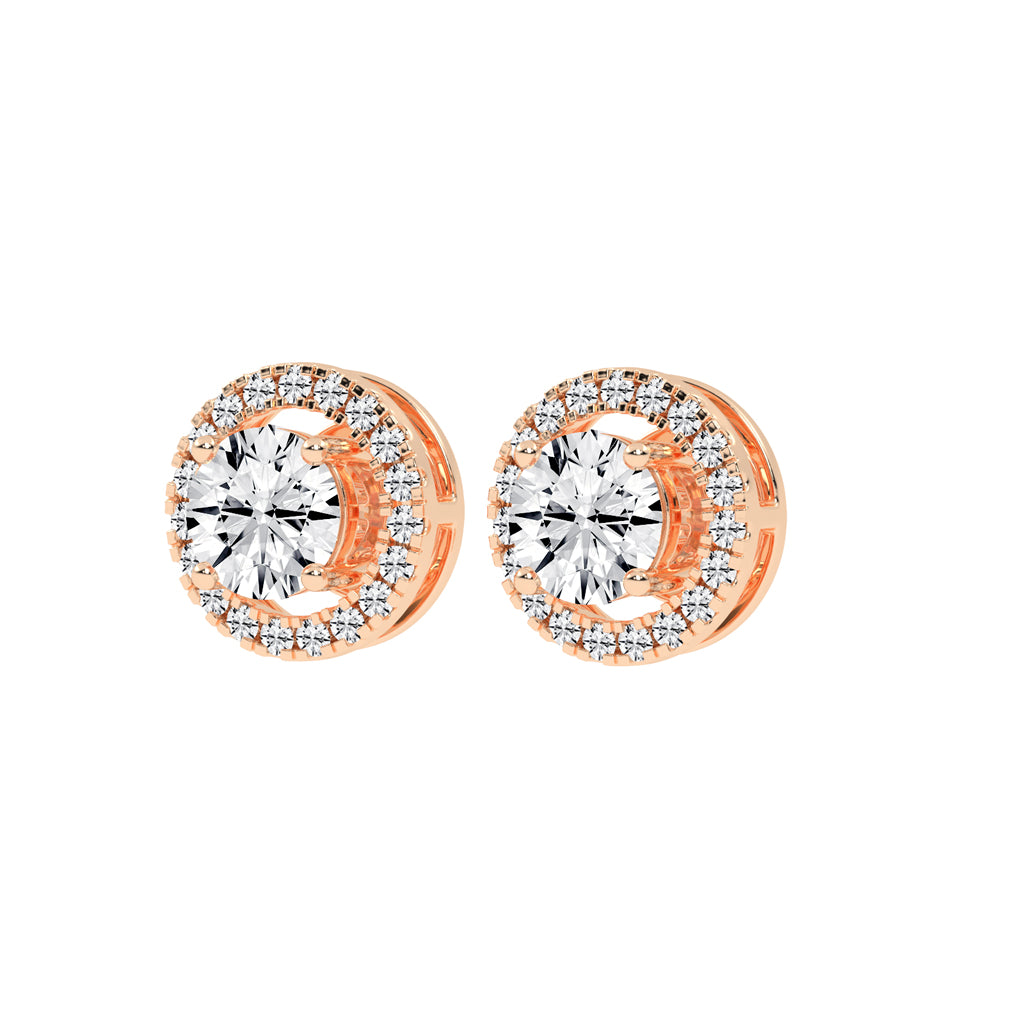 Maelis Everyday Luxe Lab Diamond Stud Earrings