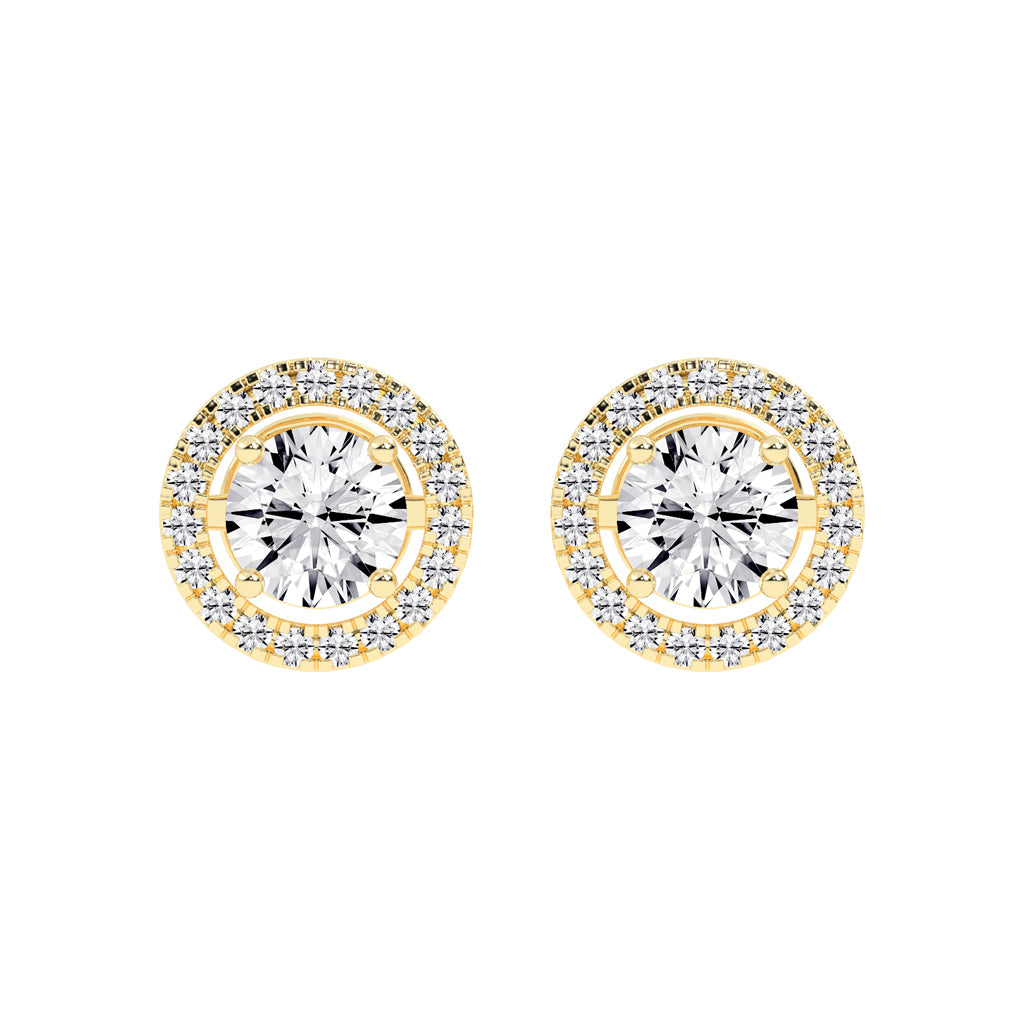 Maelis Everyday Luxe Lab Diamond Stud Earrings