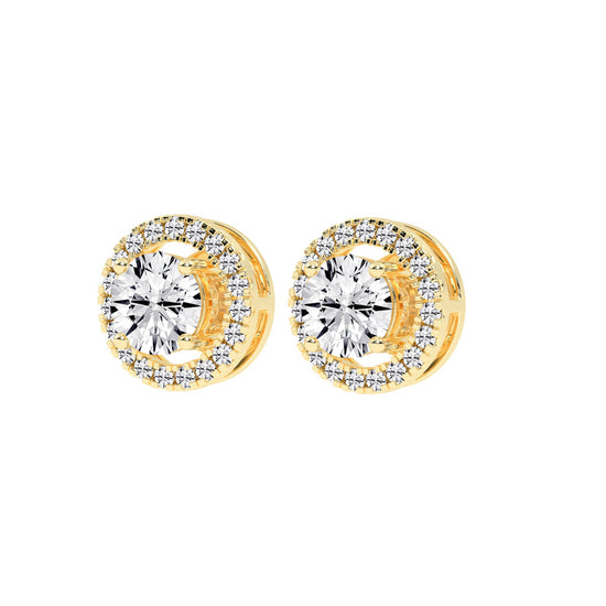 Maelis Everyday Luxe Lab Diamond Stud Earrings