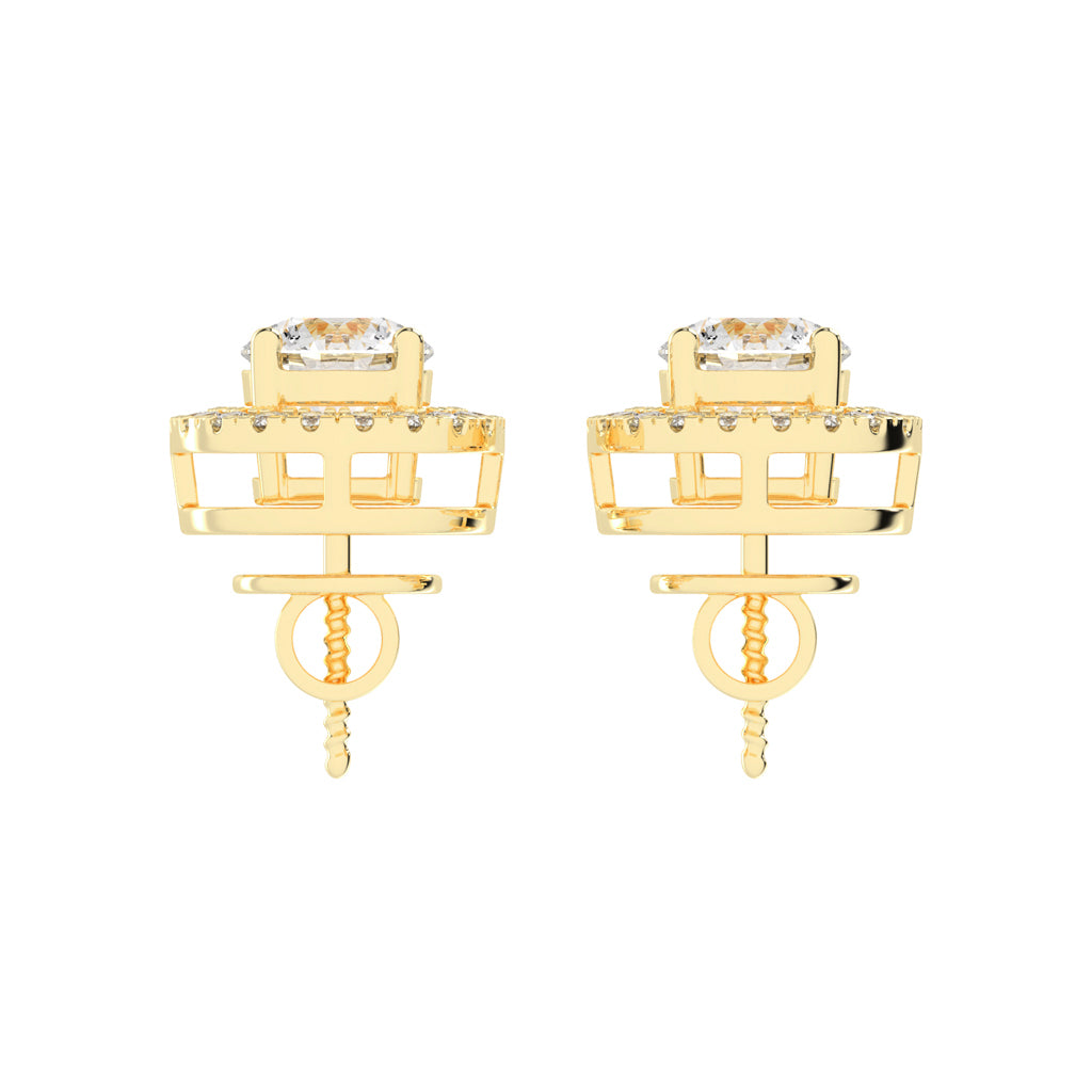 Maelis Everyday Luxe Lab Diamond Stud Earrings