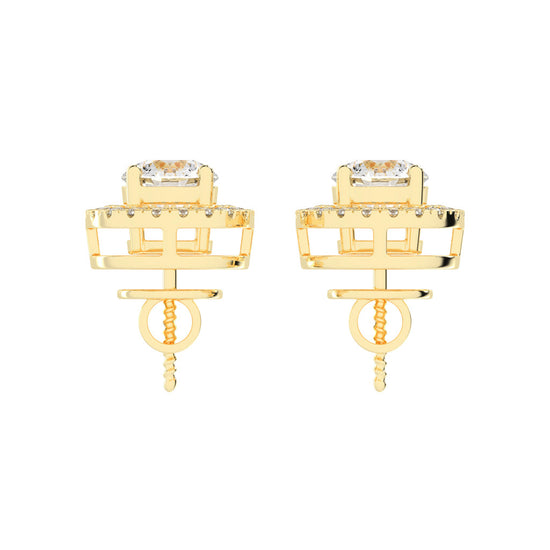 Maelis Everyday Luxe Lab Diamond Stud Earrings