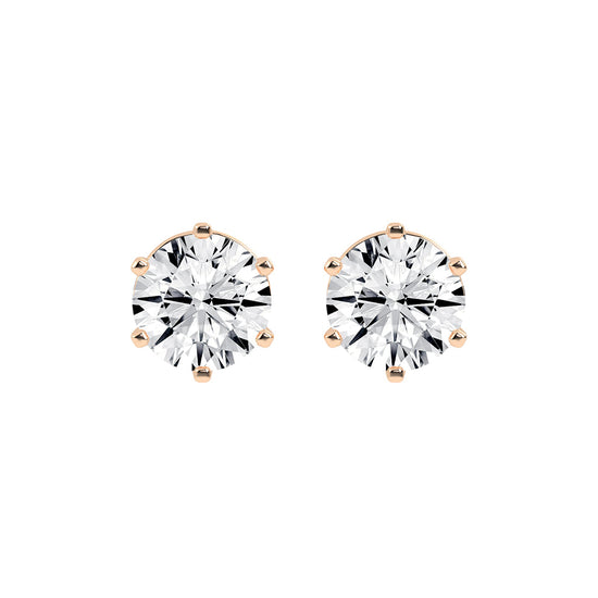Nerina Glow Lab Diamond Stud Earrings