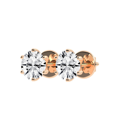 Nerina Glow Lab Diamond Stud Earrings