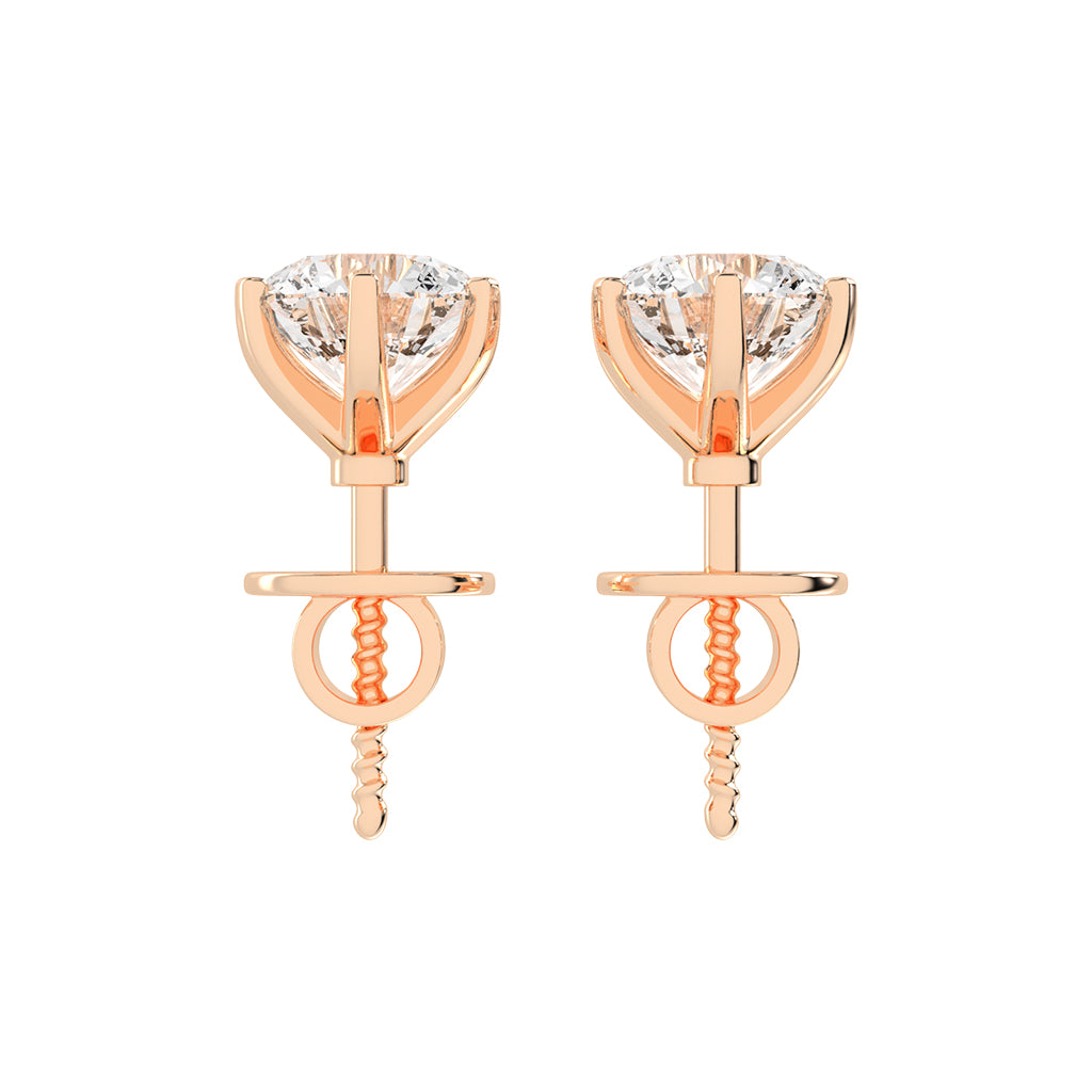 Nerina Glow Lab Diamond Stud Earrings
