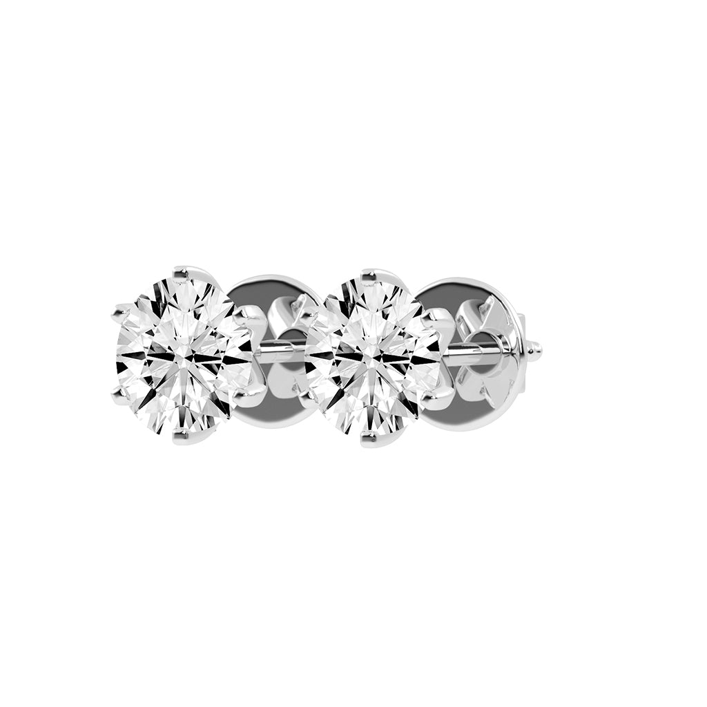 Nerina Glow Lab Diamond Stud Earrings