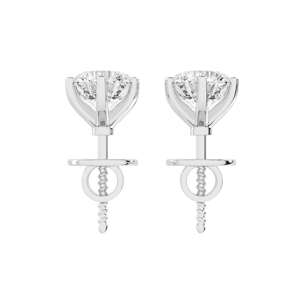 Nerina Glow Lab Diamond Stud Earrings