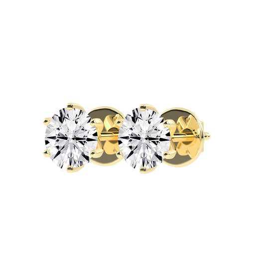 Nerina Glow Lab Diamond Stud Earrings