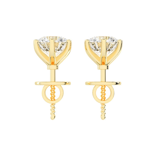 Nerina Glow Lab Diamond Stud Earrings