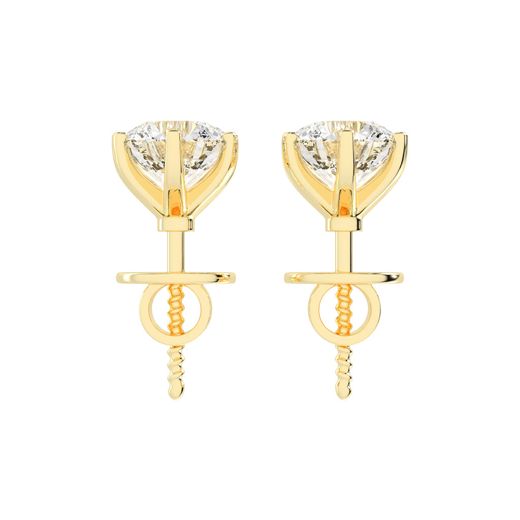 Nerina Glow Lab Diamond Stud Earrings