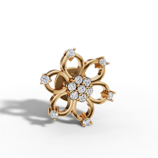 Starlight Petal Cluster Earrings