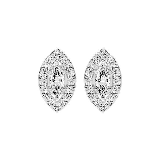 "Aurora Bloom" Marquise Statement Earrings
