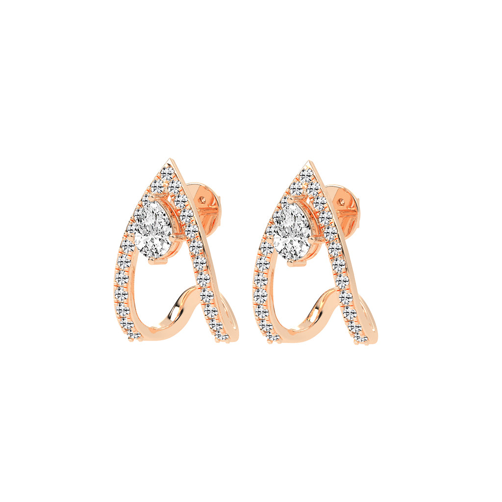 Apex Sparkle Contour Earrings